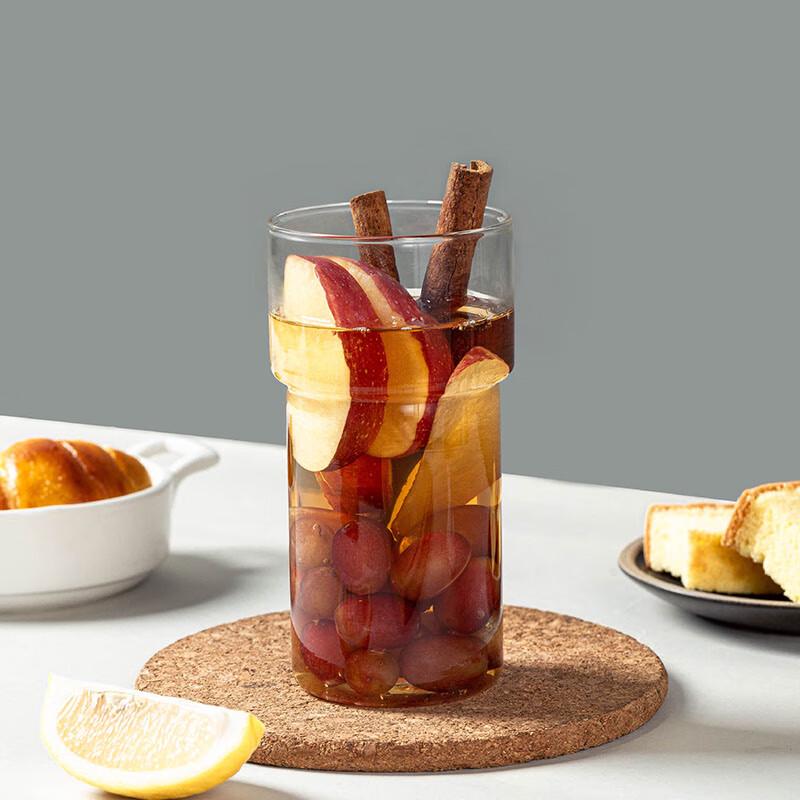 Stackable Heat-Resistant Glass Mugs