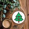 Cross-Border Christmas Silicone Heat-Insulating Coaster for Drinks