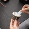 Su's Ceramic Gilded Silver Ink Dragon Gaiwan Tea Set