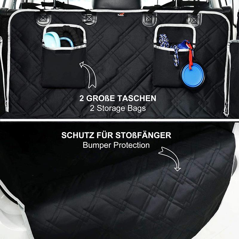Covoraș de protecție pentru bancheta din spate a mașinii cu transportor integrat pentru animale de companie Covoraș durabil pentru călătorii cu animale de companie