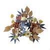 Candle Ring Wreath Stand Tabletop Decoration for Reception Festival Proposal Blue