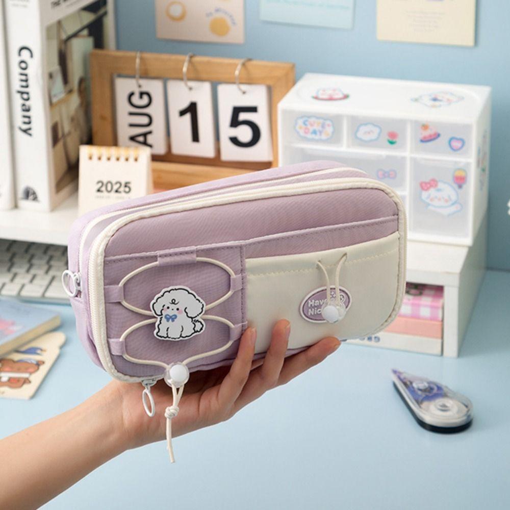 Nine Layer Pencil Case Large Capacity Stationery Organizer High Quality Pen Bag  Gift