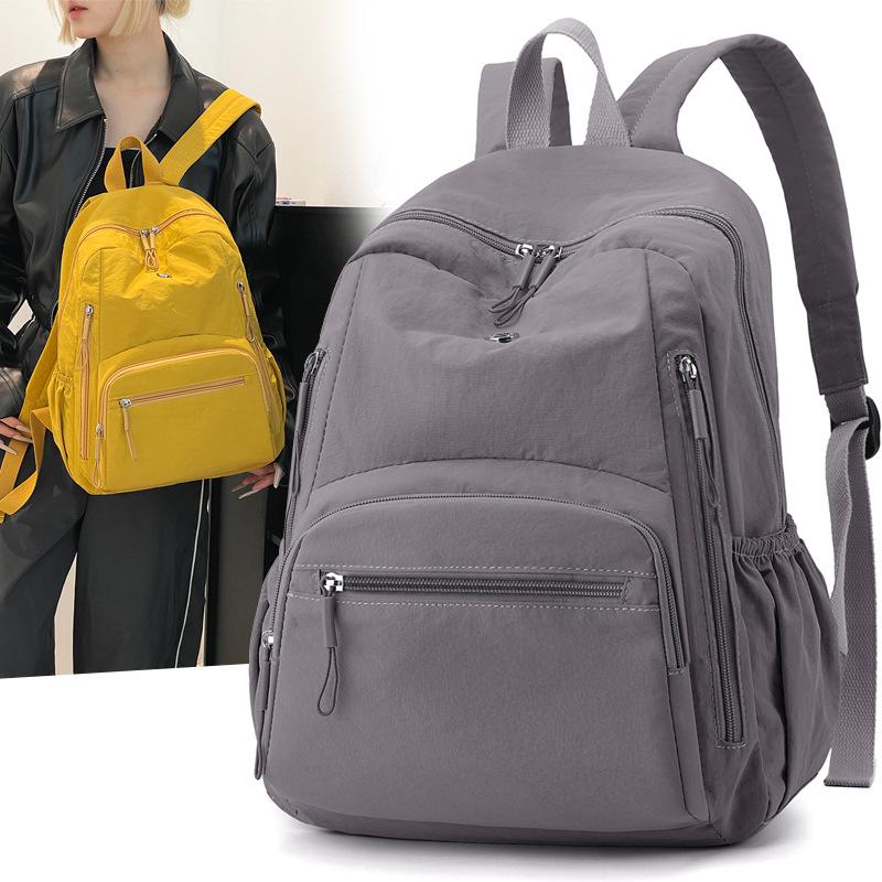 Women's Large Capacity Lightweight Waterproof Nylon Puffer Backpack