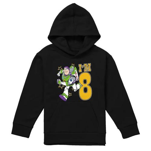 Toy Story Childrens/Kids IÂ´m 8 Buzz Lightyear Birthday Hoodie