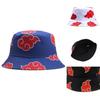 Stylish Naruto Cap Akatsuki Bucket Beach Hat For Men And Women With Sunscreen Protection
