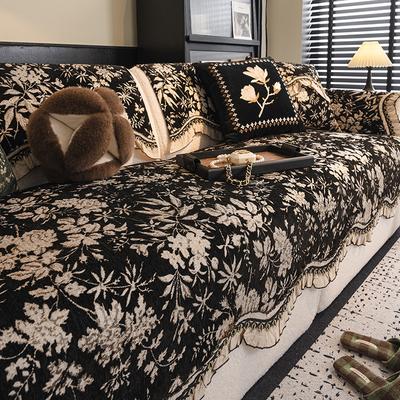 French Special-Shaped Sofa Cushion Light Luxury High-End Non-Slip Straight Row Sofa Seat Cushion Universal In All Seasons New Cover Towel