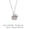 Vintage Animal Pendant Necklace Cat Animal Charm Necklaces Forest Ocean Western Jewelry Gift For Making DIY