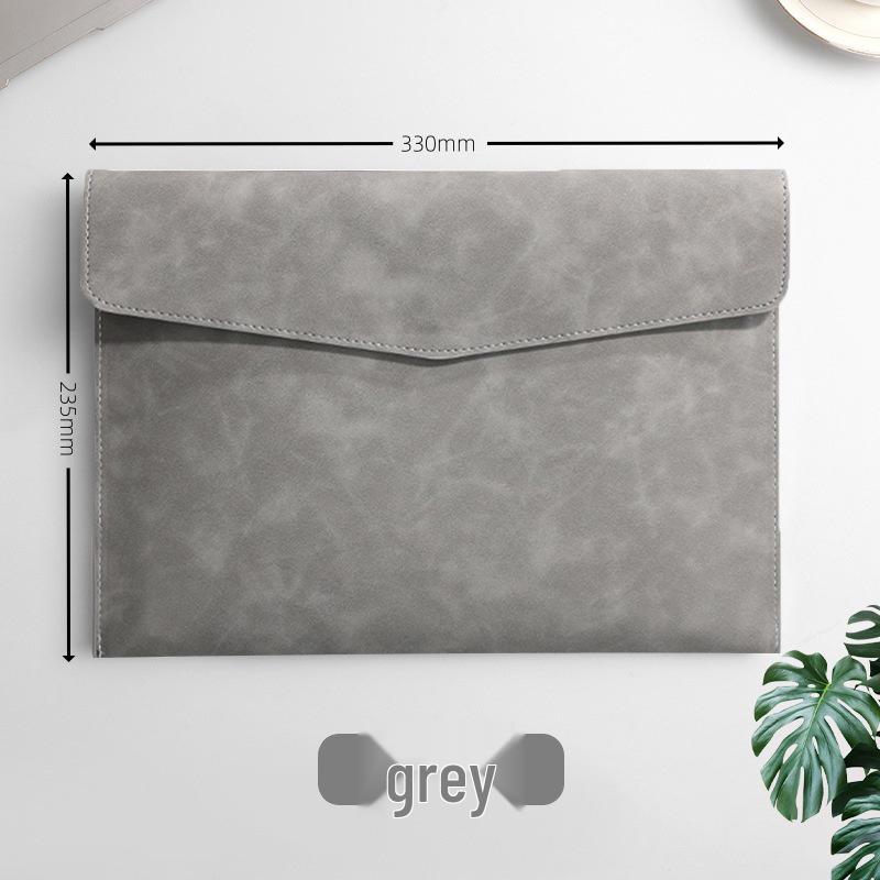 

Шкіряна папка для документів формату A4 - Корейський стиль, налаштовувана сумка для файлів з можливістю нанесення логотипу