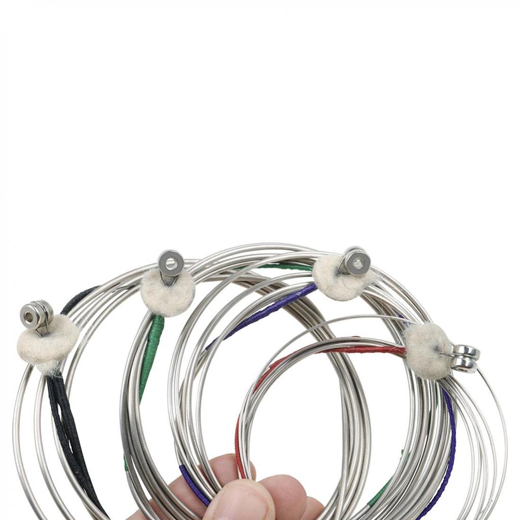 4pcs/set Double Bass Strings Nickel Plated 040-094 Steel Core Contrabass Strings