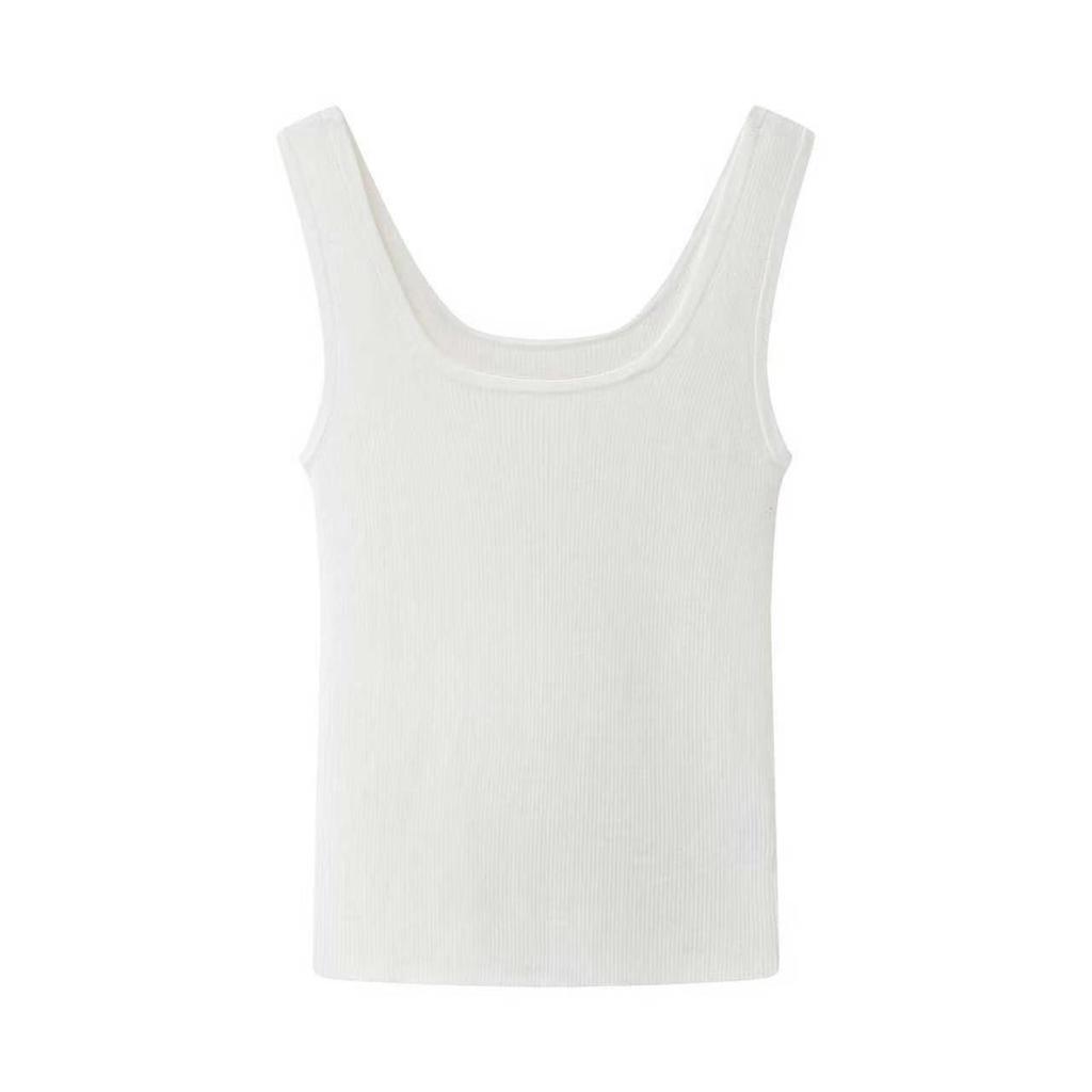 In Stock: 2026 Spring Slimming U-Neck Knit Vest Top BR801211