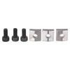 3Sets Silver+Black Guitar String Lock Metal Guitar Accessories Set  Electric Guitar