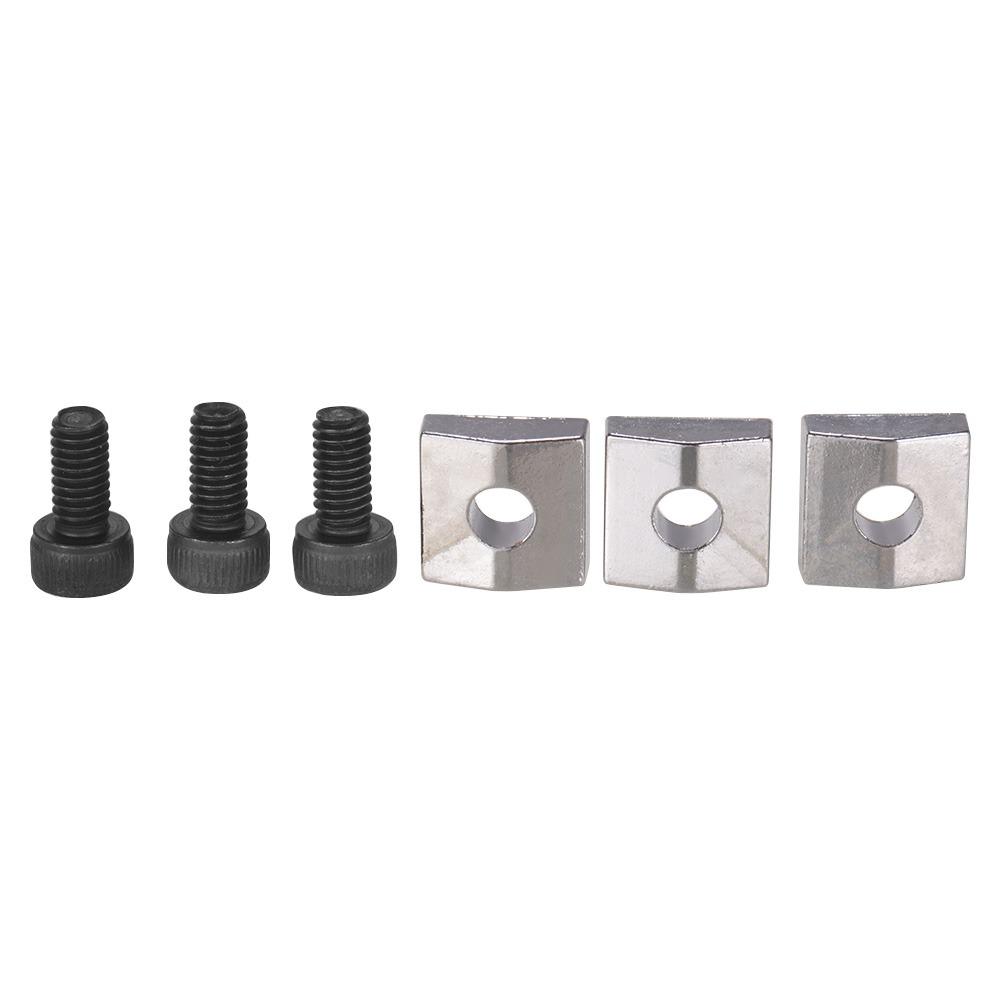 3Sets Silver+Black Guitar String Lock Metal Guitar Accessories Set  Electric Guitar