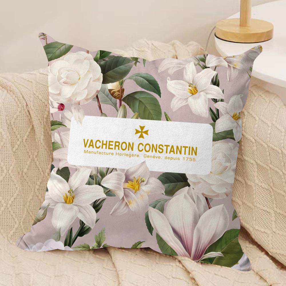Fashion VVacherons CConstantin Cushion Cover Pillowcase Ultra Soft Skin Friendly Fabric Cloud Like Comfort  Concealed Zipper