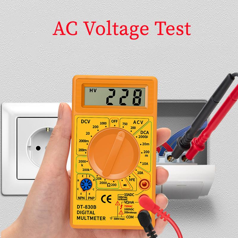Dt830b Digital Multi-Meter Mini Universal Handheld Multi-Meter Electrical Instrument