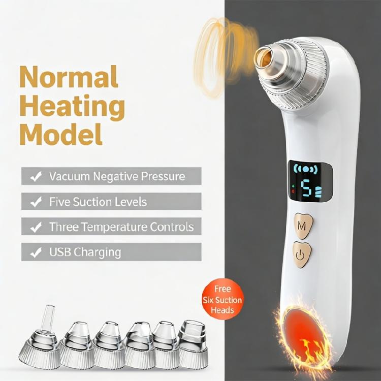 Professional Blackhead Suction Remover Tool With Visible Cleaning Process And Safe ABS Construction