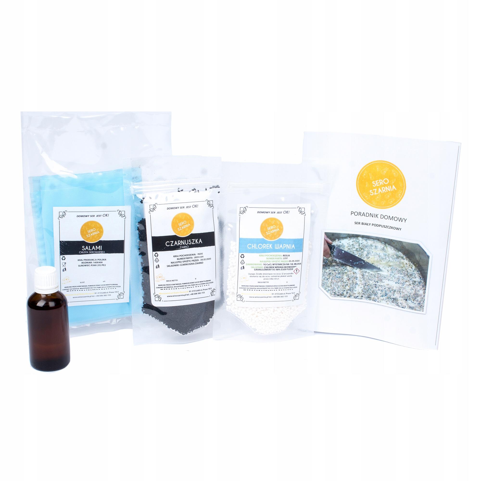 Kit de fabrication de fromage 4 éléments avec présure liquide