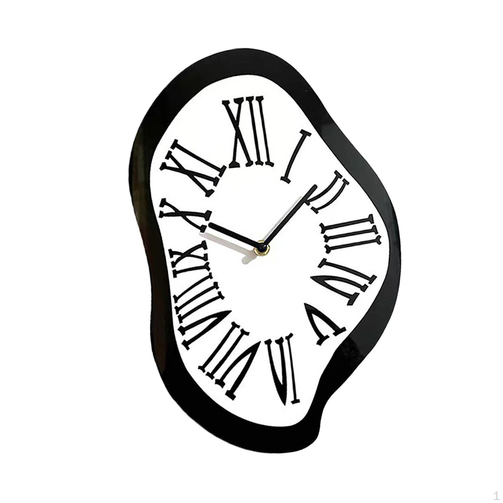 

Тающие часы, искаженный декор, модная творческая декоративная стена для полки, магазин, подарок S