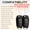 Keyless Entry Remote Control Flip Key Fob Replacement Fits For Ford F-150/F150 2015 2016 2017 2018  - F250 F350 17-22 Explorer Ecosport Ranger Bronco