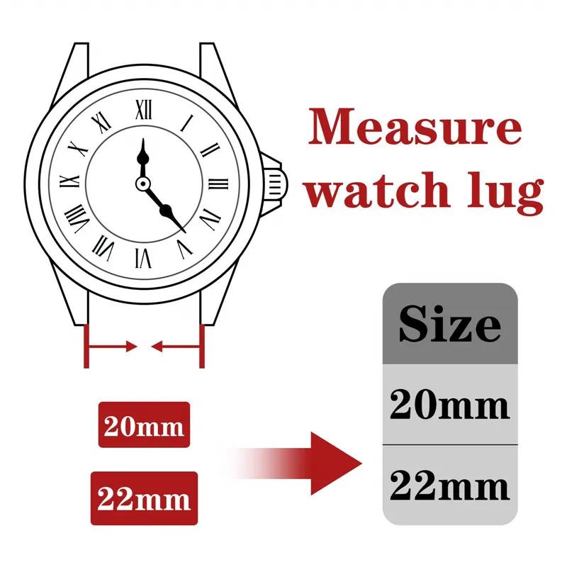 Fivela Magnética Pulseira Milanese de Aço Inoxidável para Samsung Watch4 Huawei GTR2 16mm 18mm 20mm 22mm Acessório de Relógio Casual Fashion