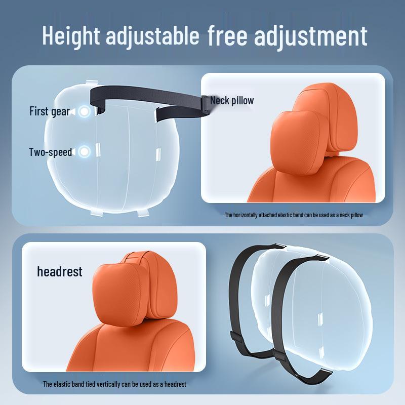 Comprehensive Car Interior Set: Headrest Neck Pillow & Lumbar Support for Hongqi S9T