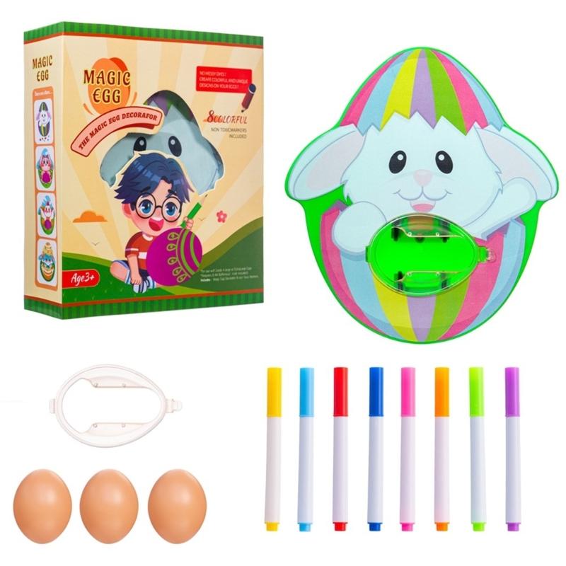 

Електрична машина для малювання на великодніх яйцях DIY Набір для декорування великодніх яєць Набір для рукоділля Декорації для великодньої вечірки Дитячі товари для вечірки