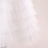 Children's Puffy Tulle V-Neck Princess Dress with Bow Skirt