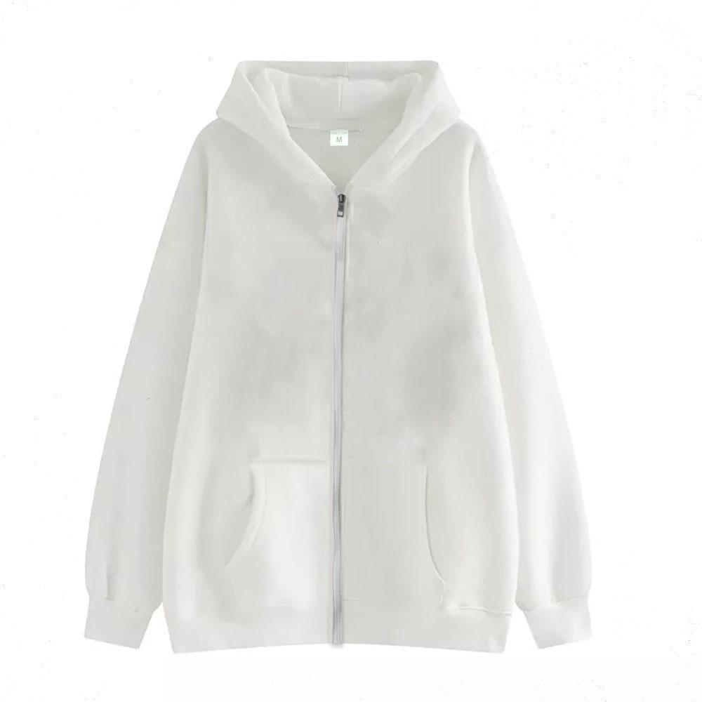 Men's Casual Fleece Zip-Up Hoodie Cardigan - Thick Autumn/Winter Sweatshirt Jacket