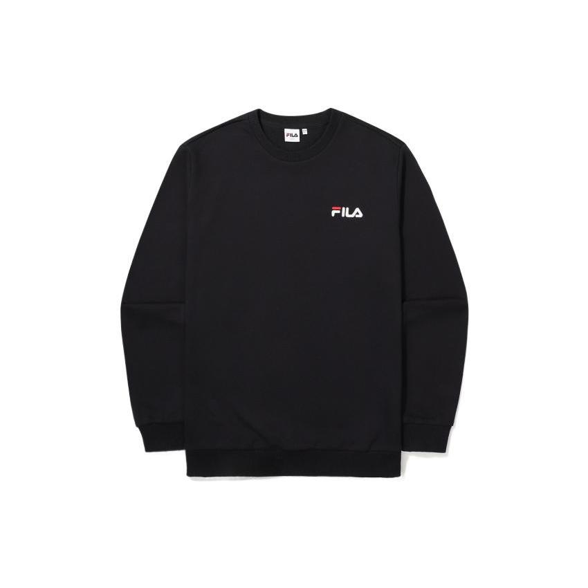 New FILA Sweatshirts Unisex Black FS2POF1101X-BLK