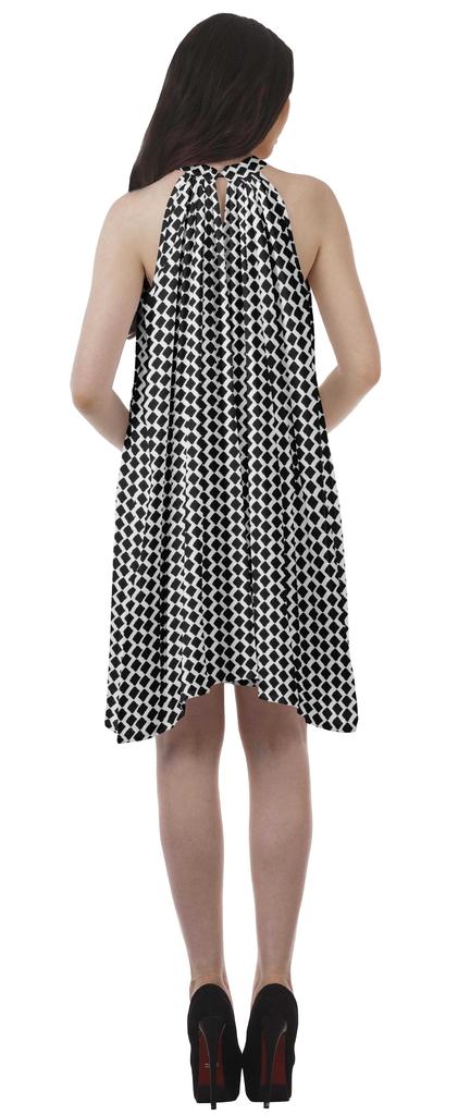 Moomaya Sukienki halter z nadrukiem Kobiety Wysoki dekolt Bez rękawów Tunika Kobiety