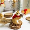 Cute Foam Christmas Squirrel Ornament Artificial Simulated Craft Foam Table Decor Simulated Squirrel Craft Holiday Season
