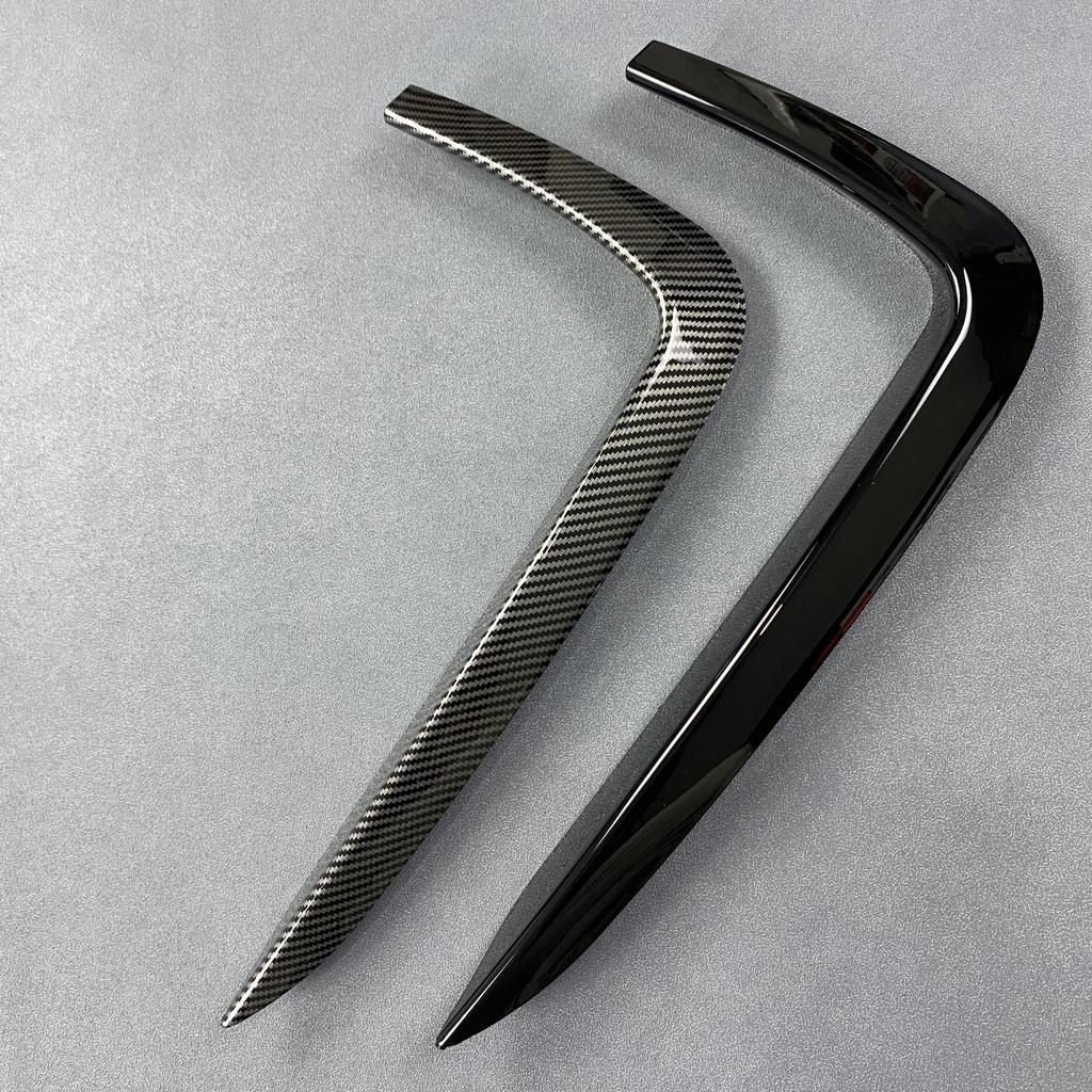 Splitter Labbra Spoiler Laterali Paraurti Anteriore Look Carbonio Lucido Per BMW F22 F23 F87 M2 M Sport 2014-20222014-2022 Copri Paraurti Anteriore