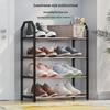 Custom Multi-Layer Shoe Rack for Entryway, Dorm, Home, Bedroom, Living Room - Simple Plastic Floor-Standing Design