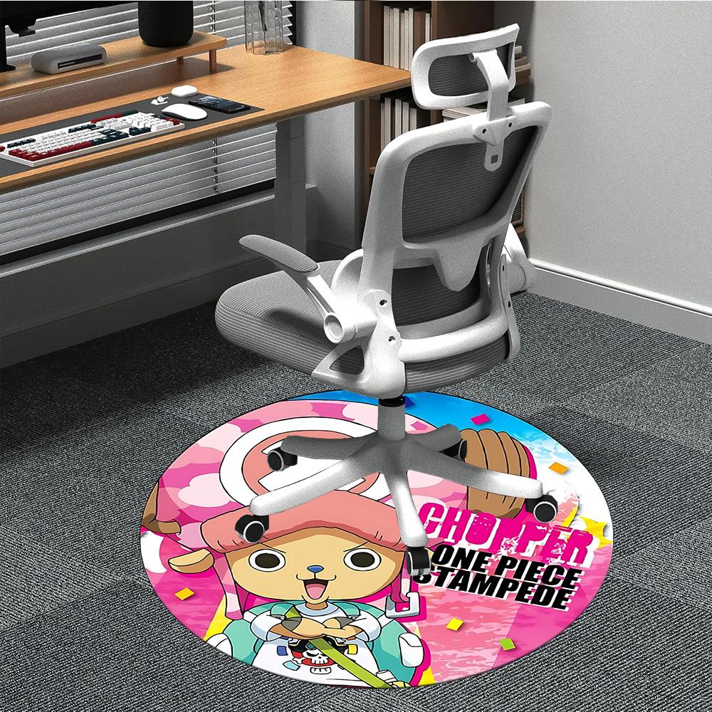 

1pc Chopper, One Piece Chair Carpet for Office Non-Slip, Soft & Comfortable, Carpet for Office, Gaming, Lightweight Round Floor Mat yy251021022 80cm by 80cm