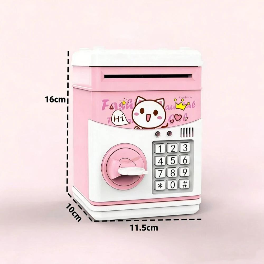 ATM-Style Password Piggy Bank, Electronic Coin Savings Bank With Protection, Creative Money Box (Birthday/Holiday Essential)