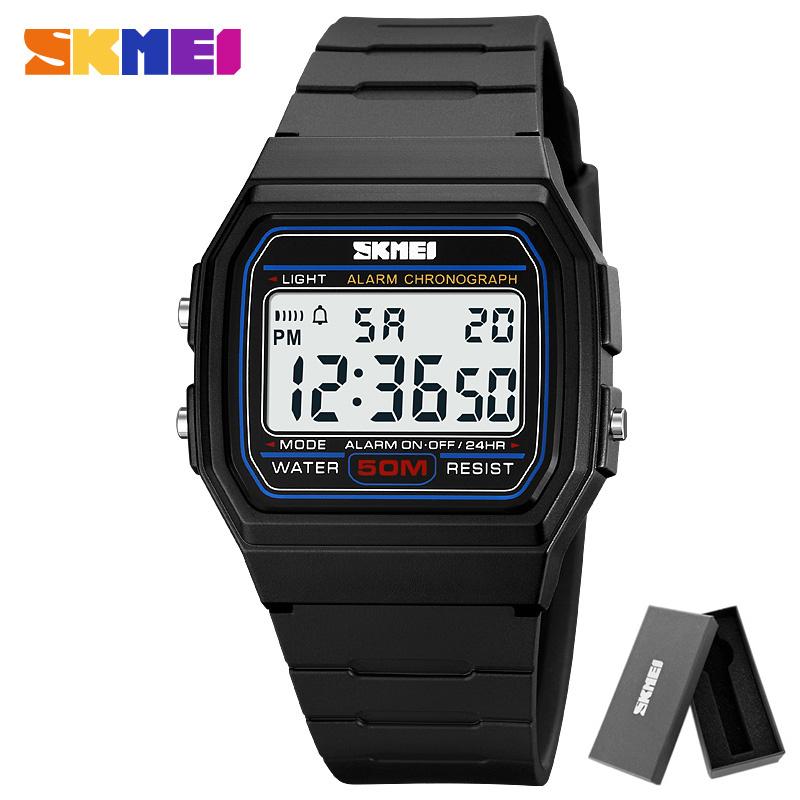 SKMEI 2042 Chrono Date Week Men Wristwatches Military Clock reloj hombre Digital Sport Watches Mens Outdoors 5Bar Waterproof