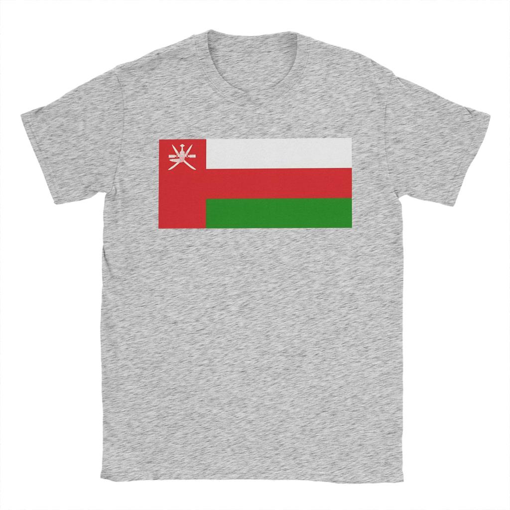 Oman Vlag Puur Katoen T-shirt Voor Mannen Zomer Klassiek T-shirts Ronde Hals Hip Hop T-shirts Oversized Dropshipping Tops