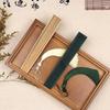 Chinese Style Solid Color Bamboo Fan Portable Exquisite Elegant Handheld Fans Retro with Random Tassel Tassel Folding Fan