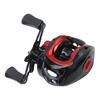 Baitcasting Gear Metal Construction Long-Casting Reel, Lightweight, Smooth, Powerful, Explosion-Proof, 7.21 Ratio, Portable, (Left-Handed)