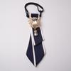 College Style Double Layer Collared Bow Tie For Students And Performances