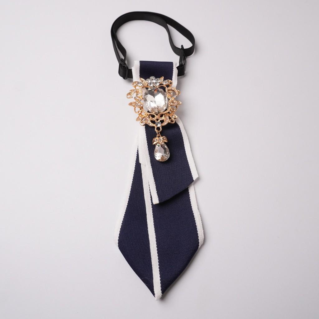 College Style Double Layer Collared Bow Tie For Students And Performances