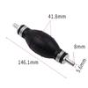 Pompa del Carburante Manuale 6mm 8mm 10mm 12mm Gomma Nera Alluminio Mano Olio Benzina Liquido Pompa di Trasferimento