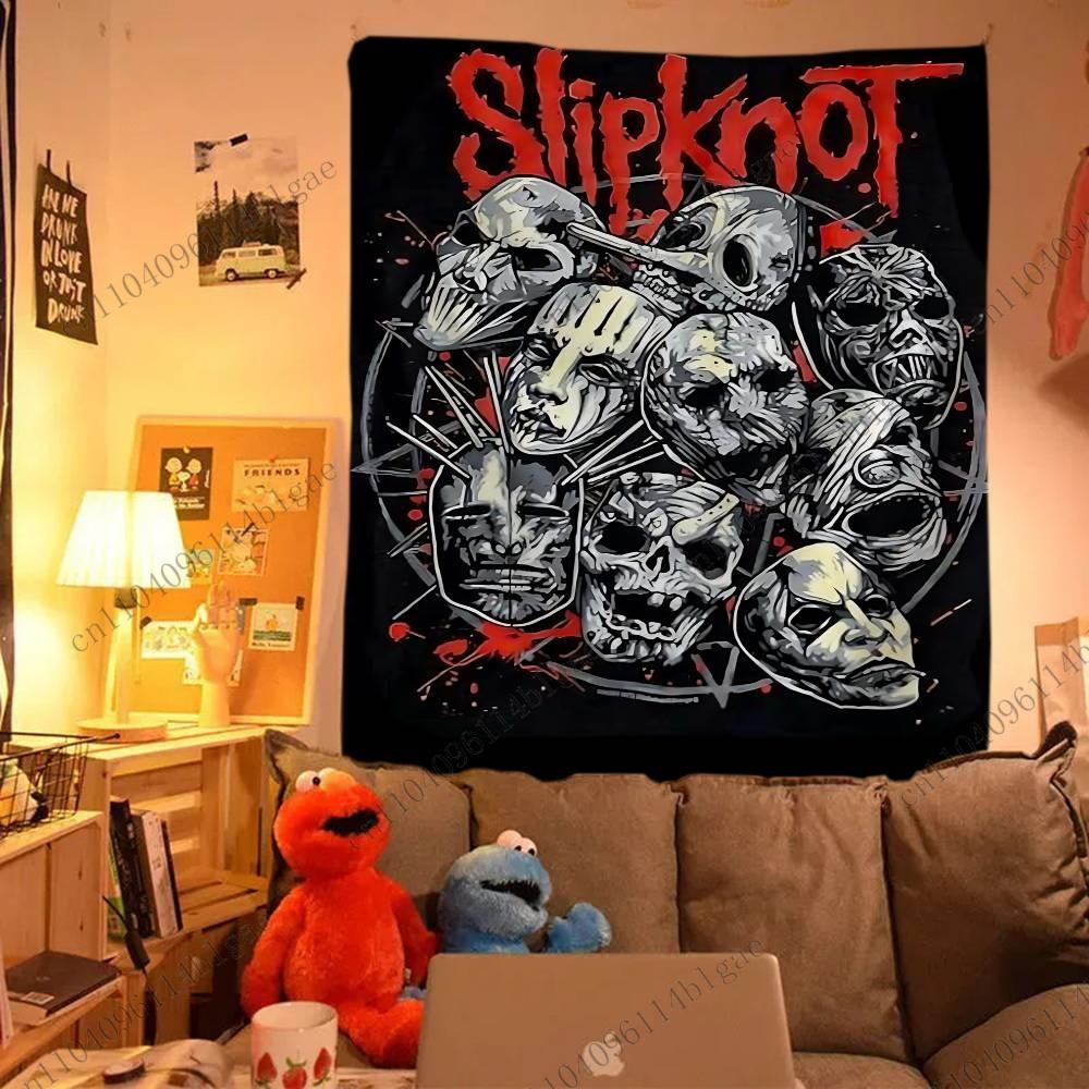 Edgy Rock Band Tapestry Concert Poster Style Tapestry Bedroom Dorm Wall Hanging Background Cloth Wall Hanging Fabric