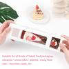 10 stücke Klar Fenster Papier Verpackung Boxen Macaron Boxen Container für Home Dessert Shop