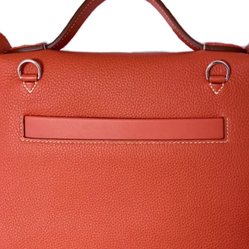 HERMES 24/24 Togo & Swift Calfskin Shoulder Bag, Crossbody Bag, Handbag Women's Bright Red H075240CKAW