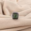 Piatră prețioasă Turmalină Verde Argint Sterling 925 Bijuterii Femei Inel de Designer Realizat Manual Cadou Pentru Soție RR-71-17