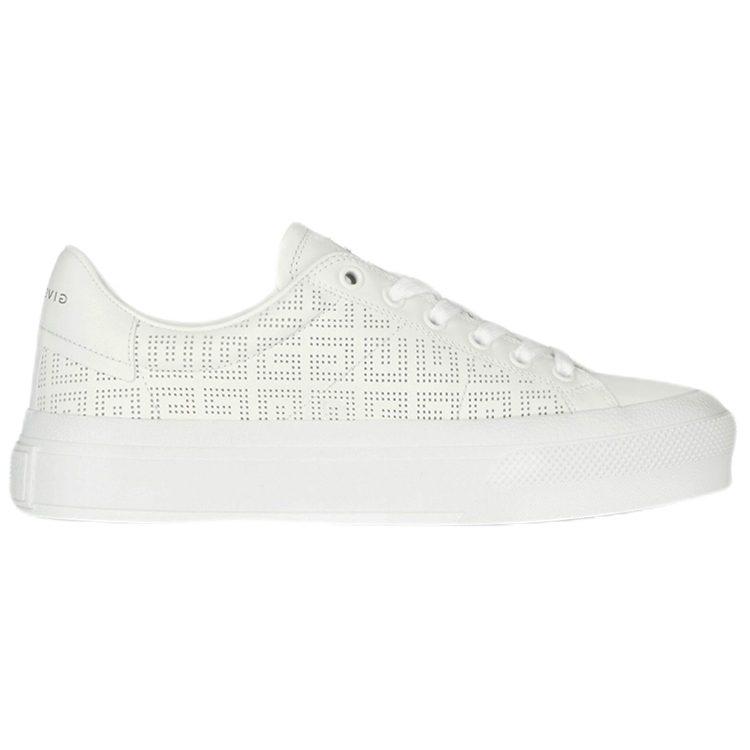 Givenchy City In 4G White White Perforated Jacquard Women's BE0027E19X-100
