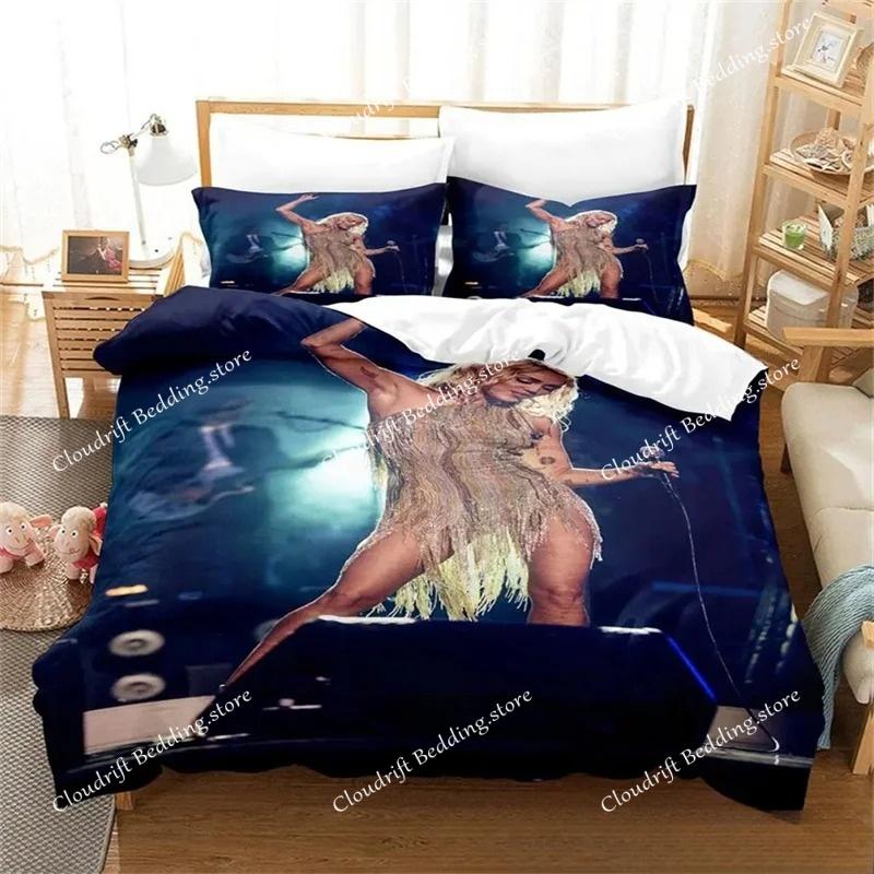 Fashion 3D Print Singer M-Miley Cyrus Bedding Set Boys Girls Twin Queen Size Duvet Cover Pillowcase Bed Kids Adult Duvet Cover