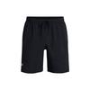 Under Armour Logo Print Lace-Up Quick-Dry Mid-Waist Casual Shorts Men Bottoms Black 1382622-001