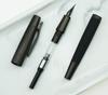 Fountain Pen Black Special Nib Fine Medium Bold Metal Gift Box Hongdian Men's (0.7-1.2mm)
