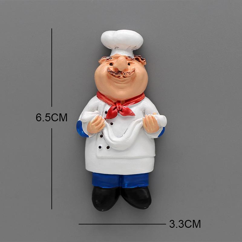 

Мультяшный креативный хлеб шеф-повар магнит на холодильник 3d магниты на холодильник Мультяшные персонажи наклейки на холодильник украшения дома подарки